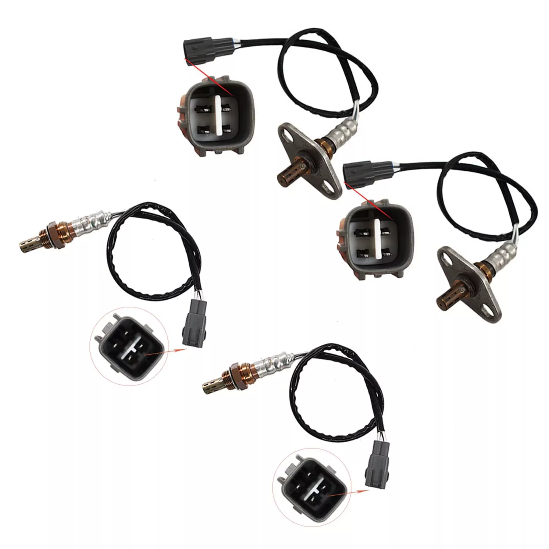 Upstream&Downstream Oxygen O2 Sensor For 01-04 Toyota Sequoia 00-02 Tundra 4.7L