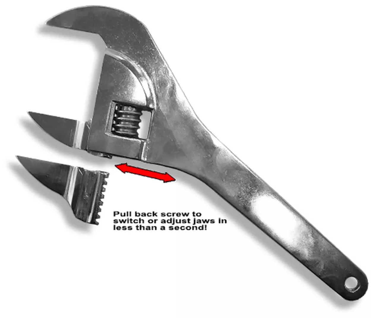 V8 Tools 629 Super Thin Adjustable Wrench