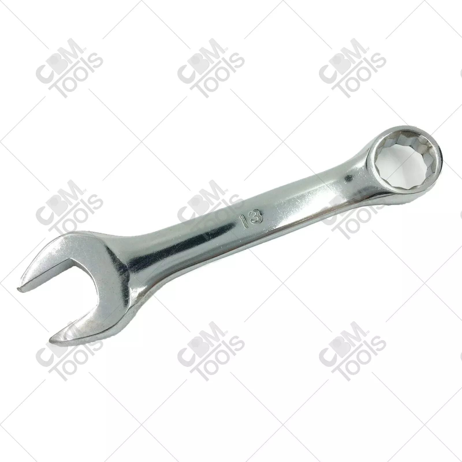 V8 Tools 89013 13mm Stubby Combination Wrench