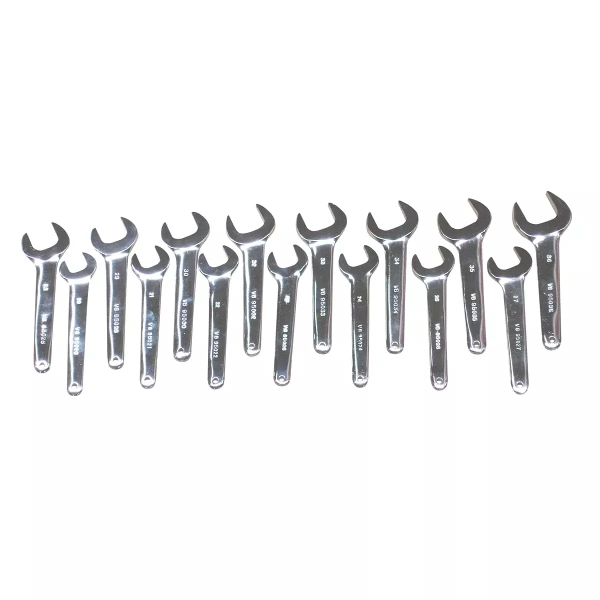 V8 Tools 9515 15pc METRIC Service Wrench Set