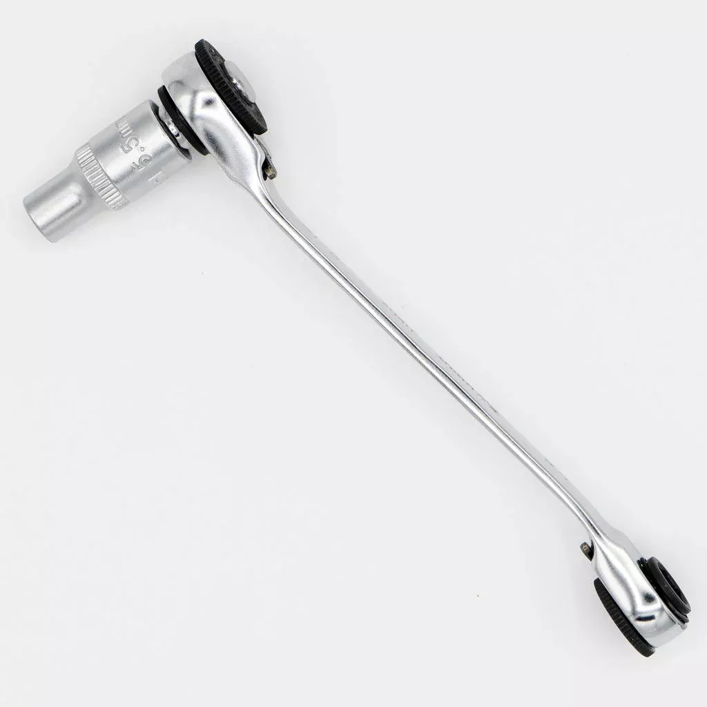 VIM Tools HBR5 1/4" and 5/16" Hex Micro Bit Ratchet with 1/4" Square Drive