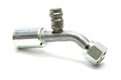Vintage Air #8 45 Degree Beadlock O-Ring Fitting W/Port