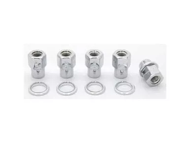 Weld Racing Chrome Shank Seat Open End Lug Nuts - 1/2-20 (Set Of 5)