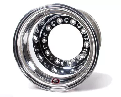 Weld Racing Wide 5 Hs 15X14 / 5X10.25 / 5" Backspace Polished Shell With No Beadlock
