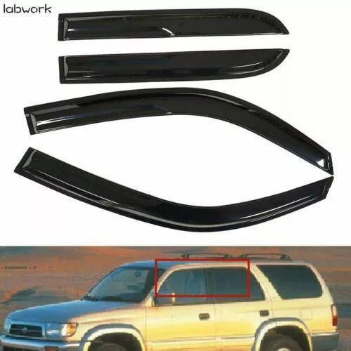 Window Vent Visor Deflector For Toyota 4Runner N180 1996 1997 1998 99-02 4PCS