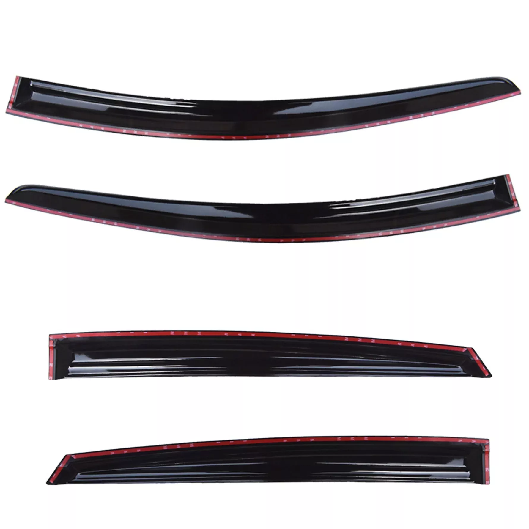 Window Visor Vent Rain Guard Deflector For Honda Civic Sedan 2012-2015 4Door
