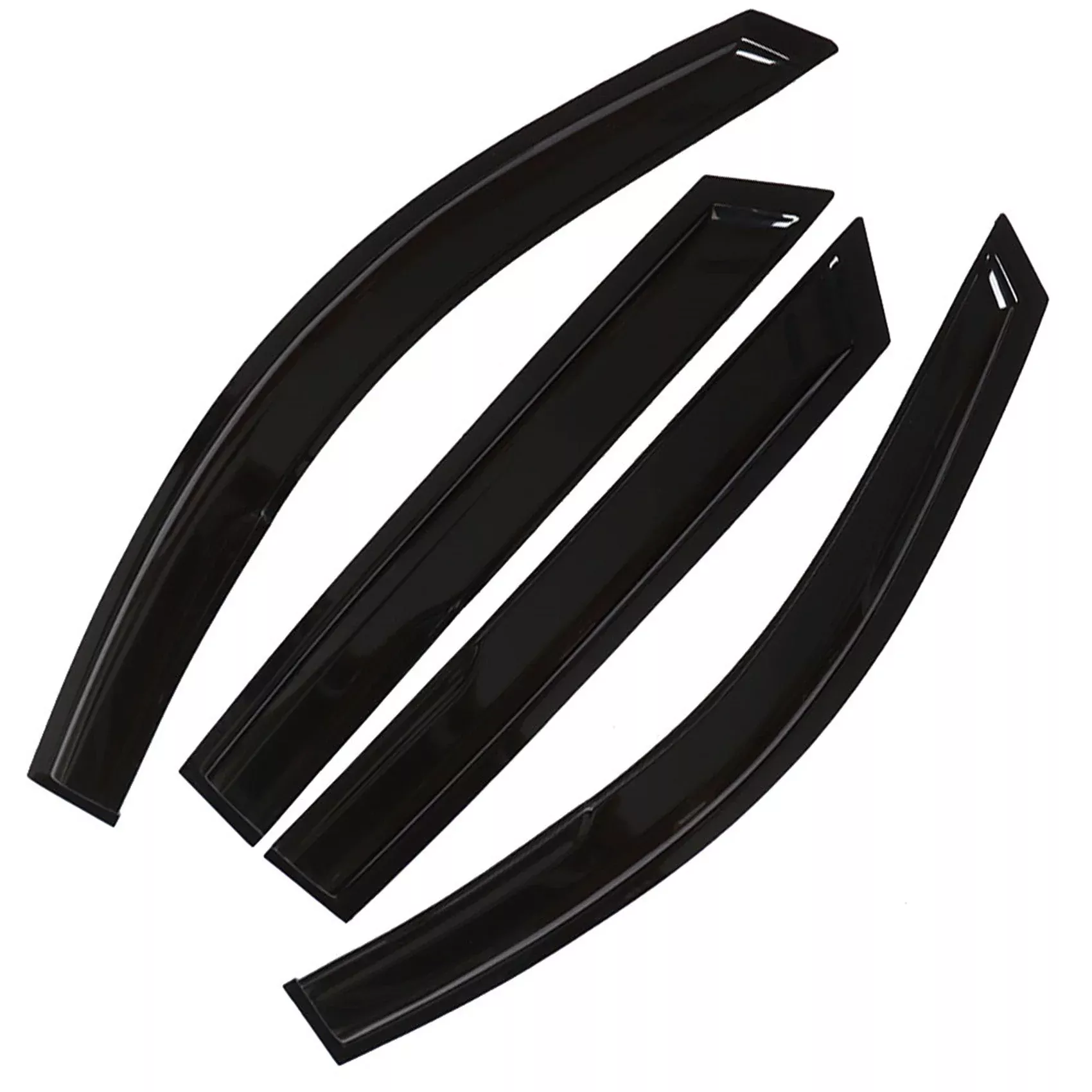 Window Visor Vent Sun Shade Rain Guard For Hyundai Tucson 2016 2017 2018-2021