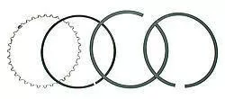 Wiseco Gf Style Single Piston Ring Set - 4.030