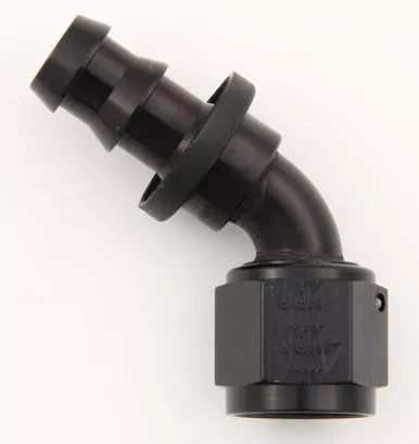 Xrp-Xtreme Racing Prod. #12 60 Deg Push-On Hose End Black