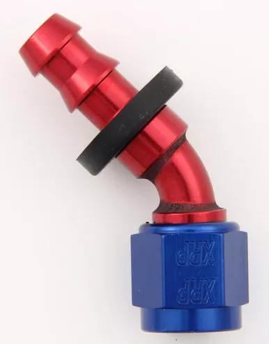 Xrp-Xtreme Racing Prod. #4 45 Deg Push-On Hose End