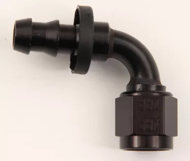 Xrp-Xtreme Racing Prod. #4 90 Deg Push-On Hose End Black