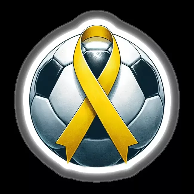 Yellow Ribbon Soccer Ball
