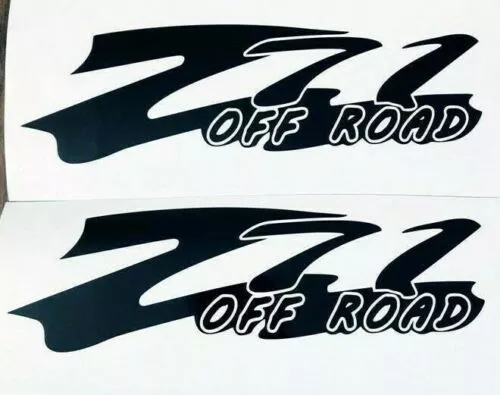 Z71 Off Road Body Tailgate Fender Decals 2PC Set Body Silverado Tahoe GMC Sierra
