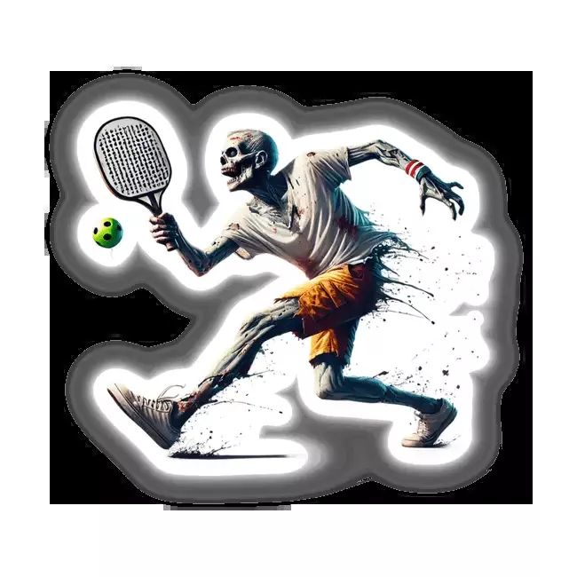 Zombie Playing Pickleball